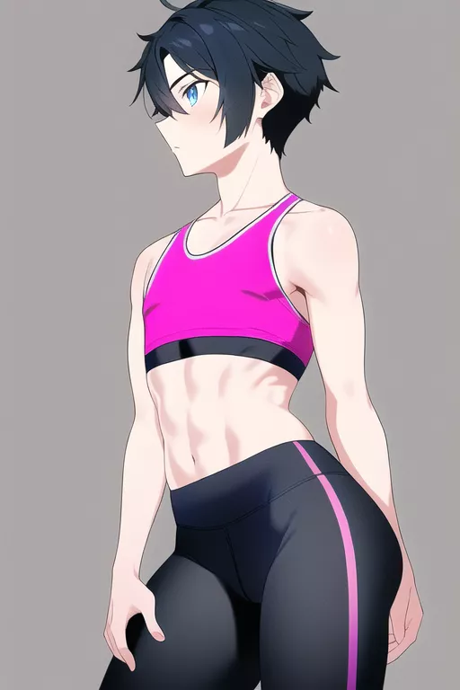 sports bra and leggings