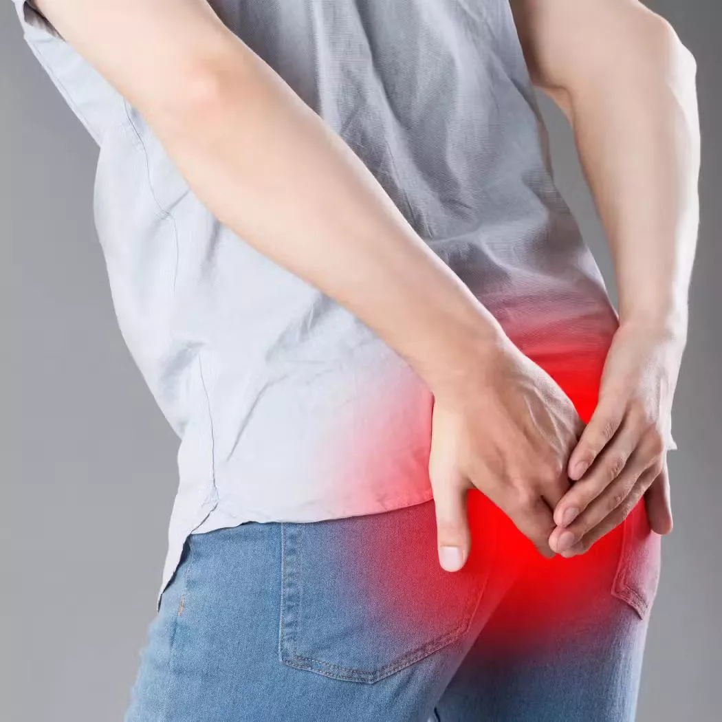Sprained anus?
