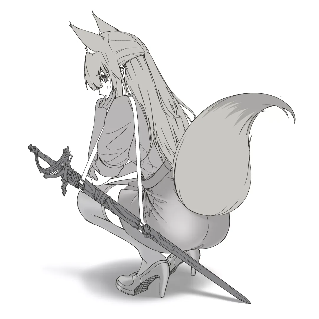 Squatting Franka
