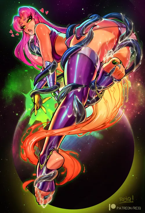 Starfire And Tentacles (Reiq ) [DC]