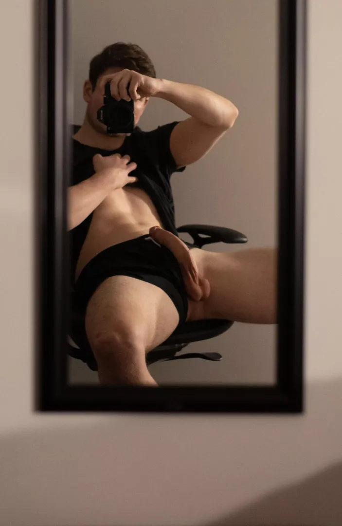 Start sucking my balls or head first?