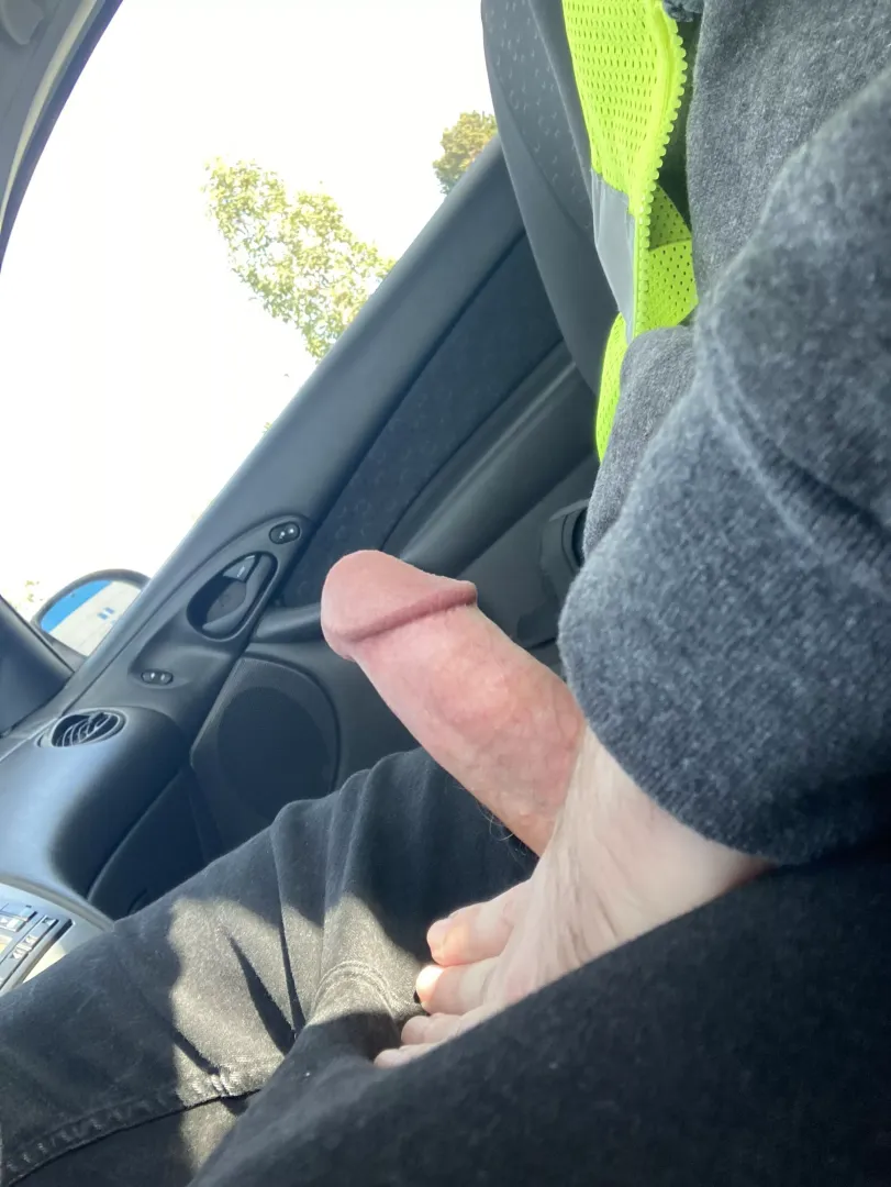 Started a new job yesterday. Thought I’d celebrate in the work parking lot today while on a break.