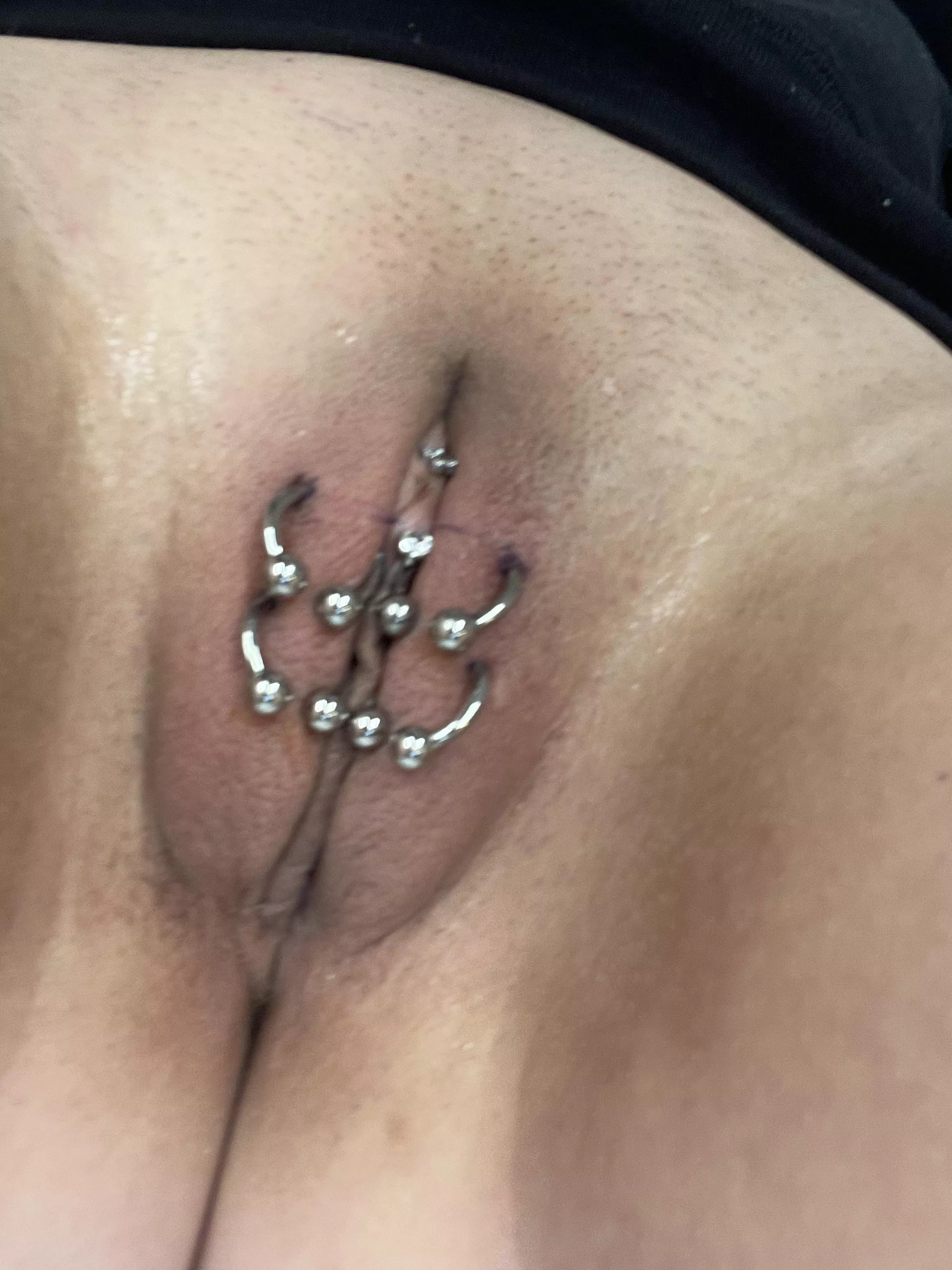 Started my chastity piercing journey!