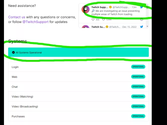 status.Twitch.TV doesn't seem to be all that useful