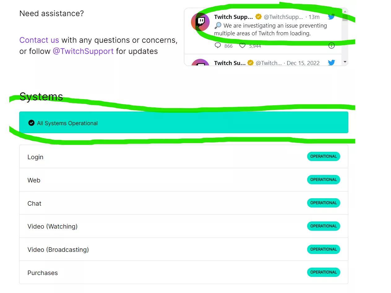 status.Twitch.TV doesn't seem to be all that useful