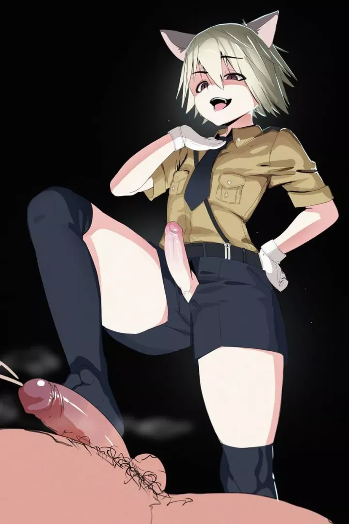 Stepping on your cock~
