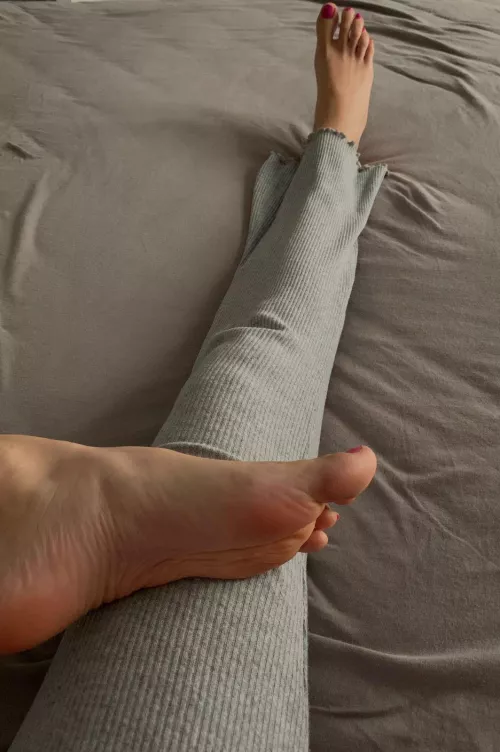 Stick your tongue out and start licking my soft sole