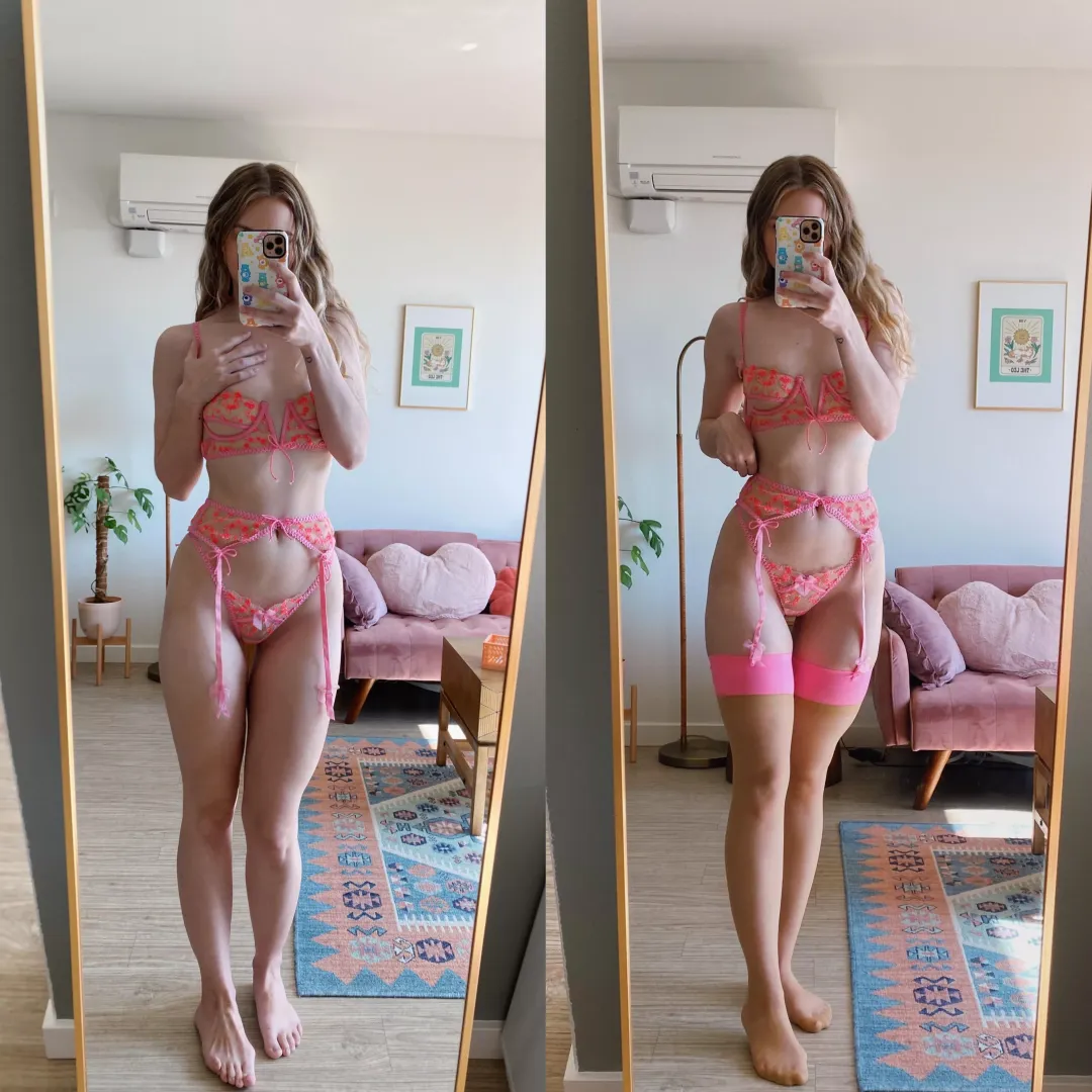 stockings or no stockings?