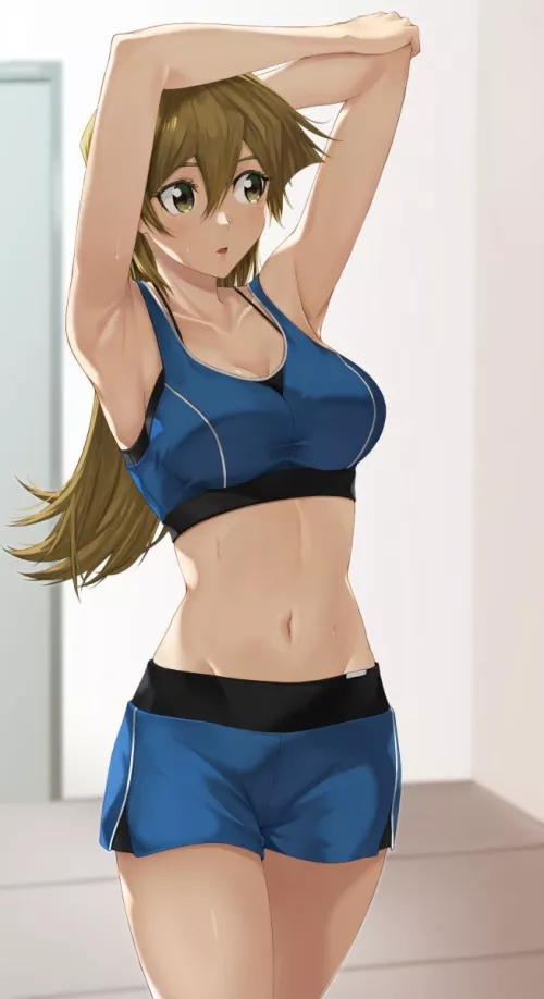 stretching a bit
