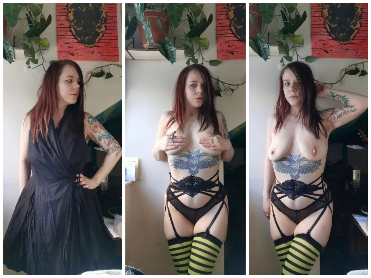 Stripey and strappy
