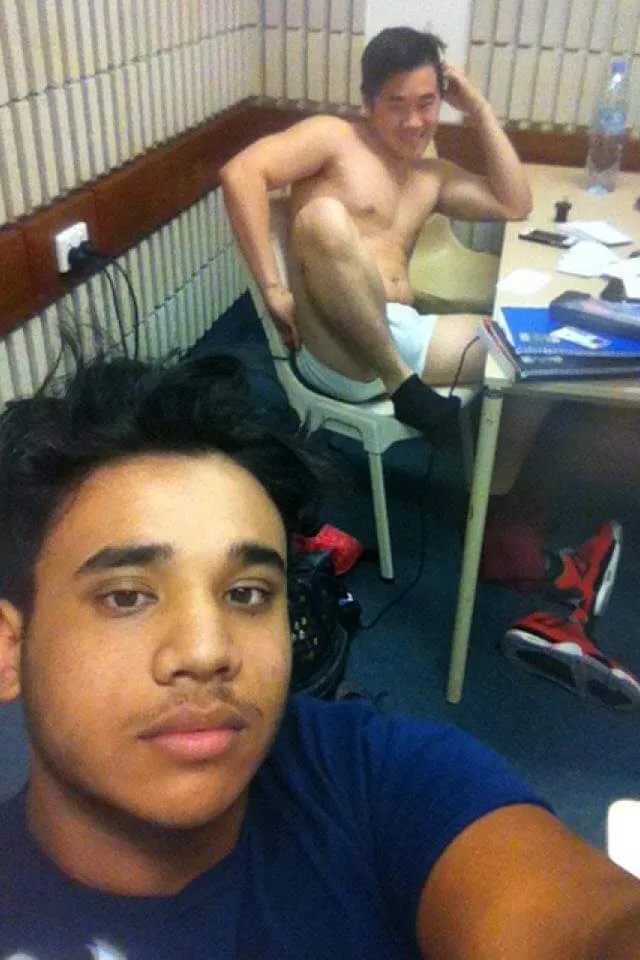 Studying hard