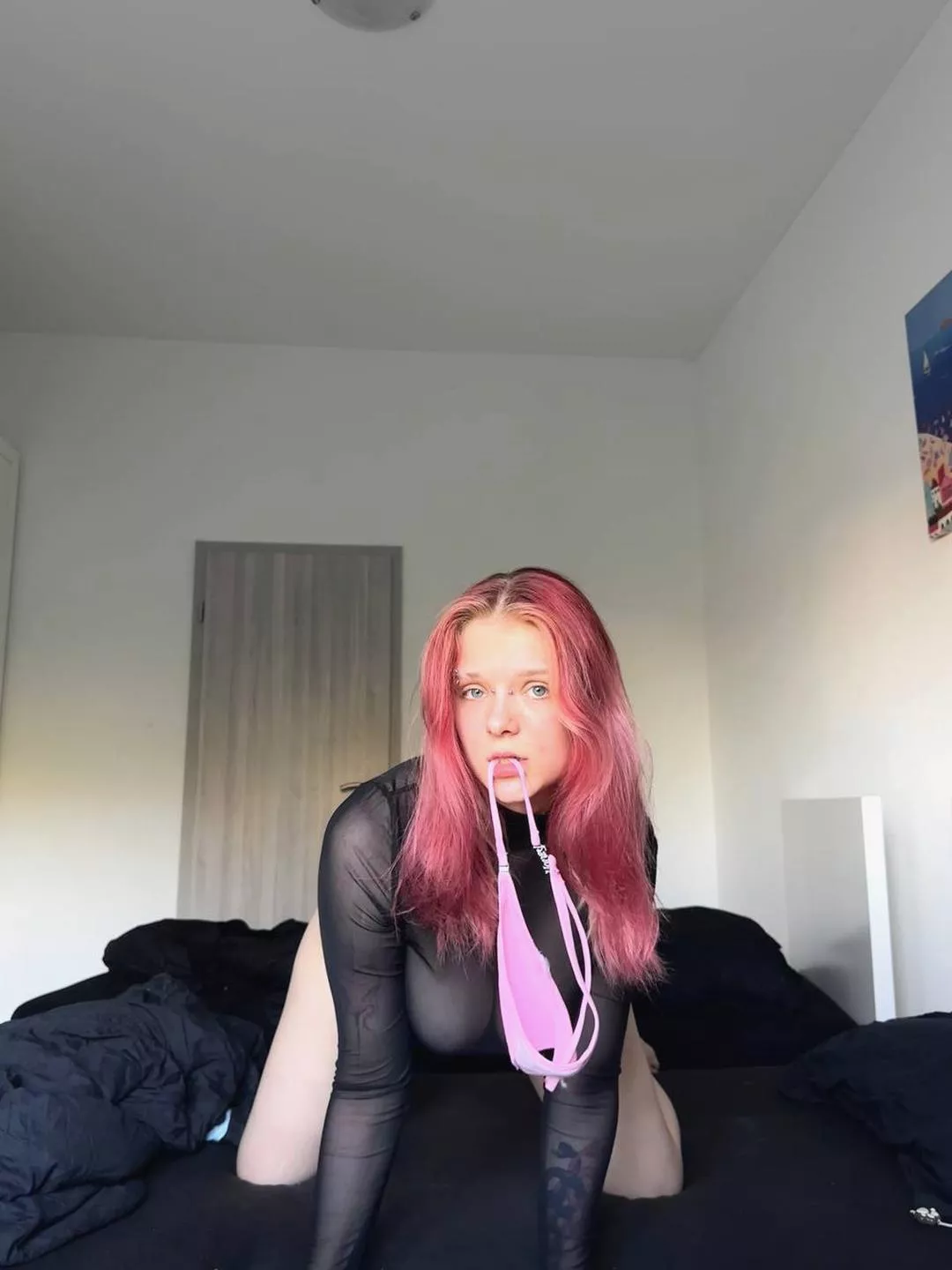 Stuff my panties in my mouth and fuck me like crazy daddy