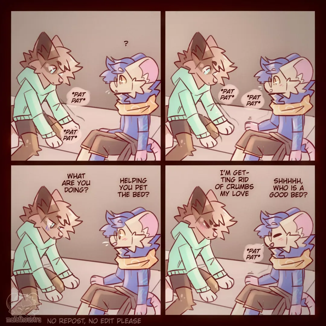 Such a good bed ~ comic by me @maiathoustra