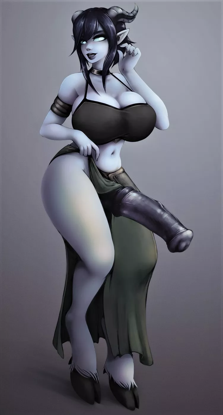 Such a gorgeous Draenei with an equally gorgeous cock [Impractical Art]