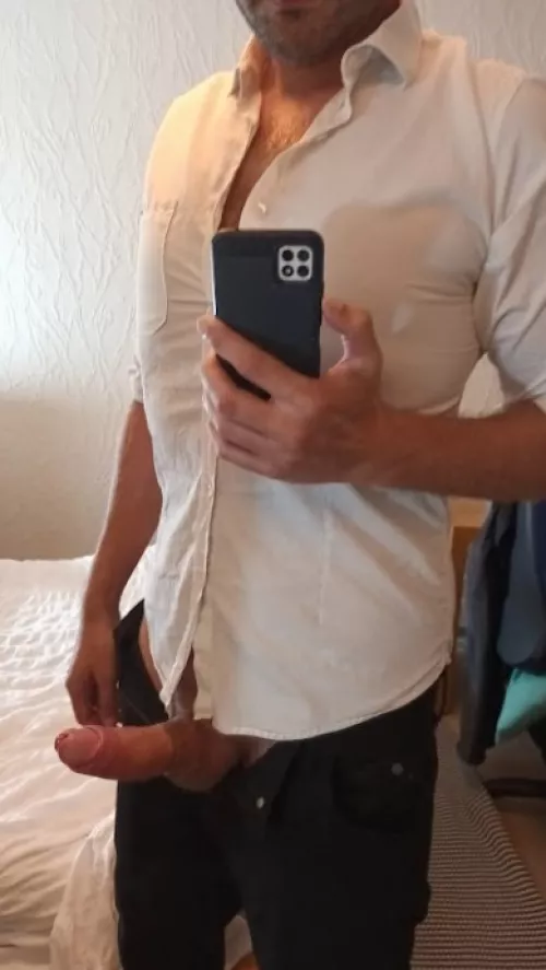 Suck my thick dick while I work from home?