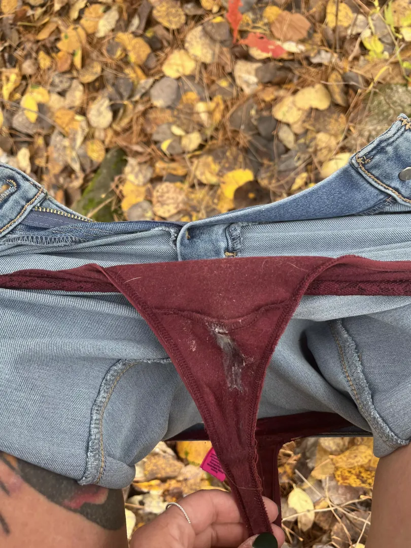 Suck the moisture out of my panties