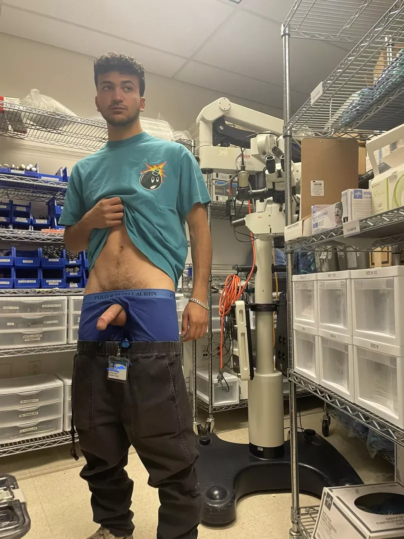 Suck this lab assistant?