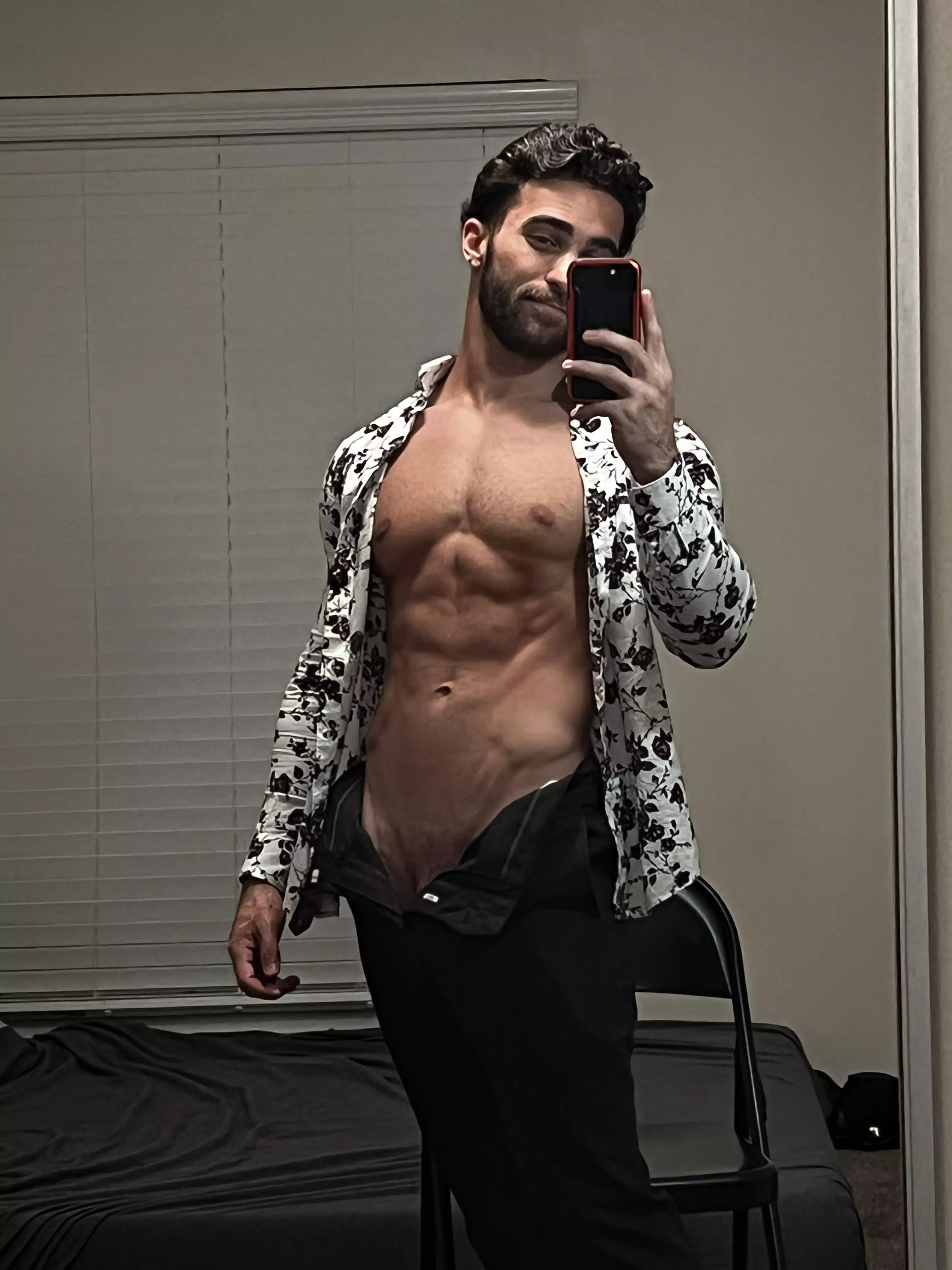 Suit may look good, but I promise it’s better underneath 😈