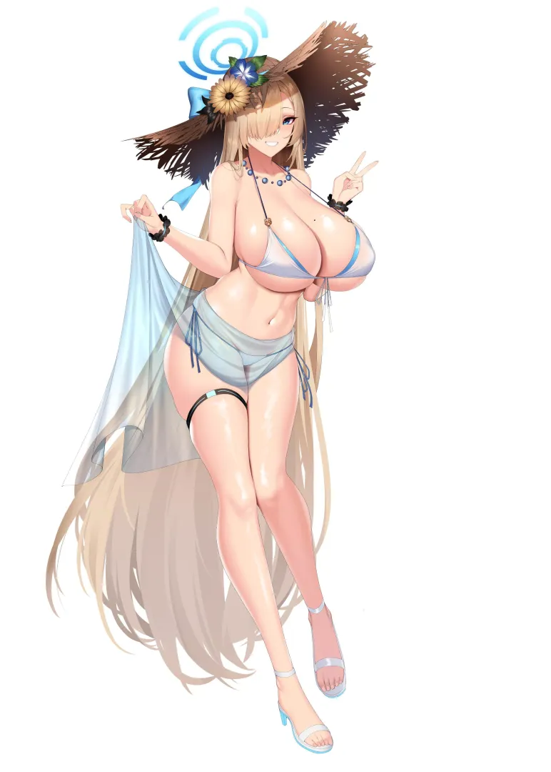 summer beauty Asuna (@AkashaVesper)[Blue Archive]