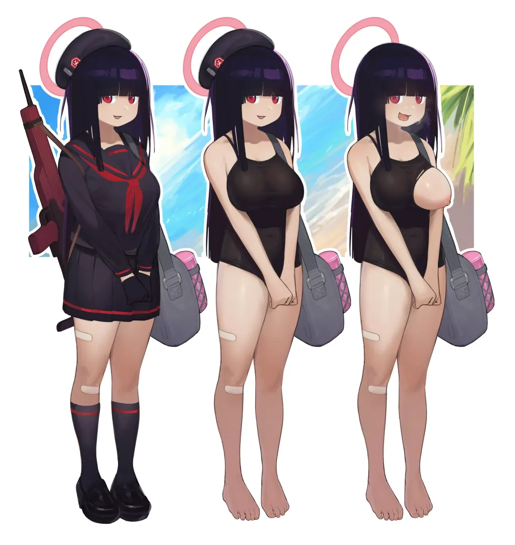 Summer Justice Task Force Mobs (Monkee/@snorkel_14) [Blue Archive]