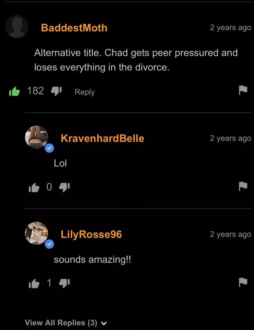 Sums up the video pretty much