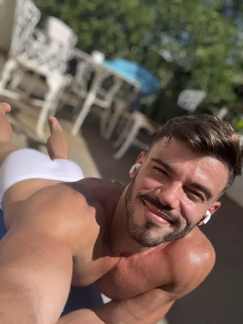 Sun bathing today