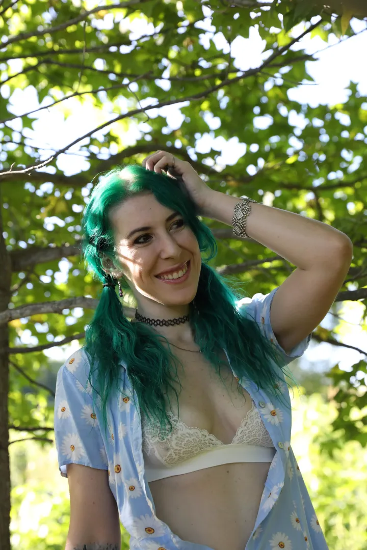 Sun kissed smile