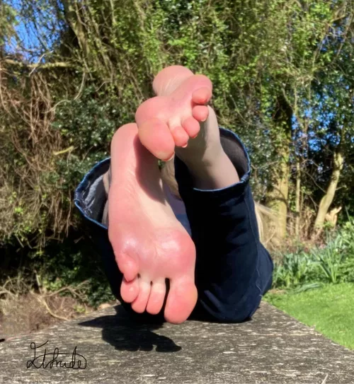 Sun kissed soles