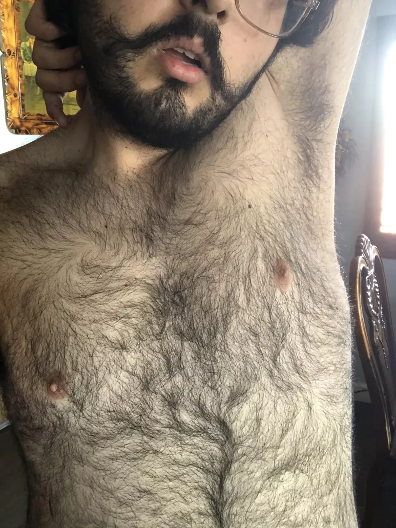 Sun on my chest