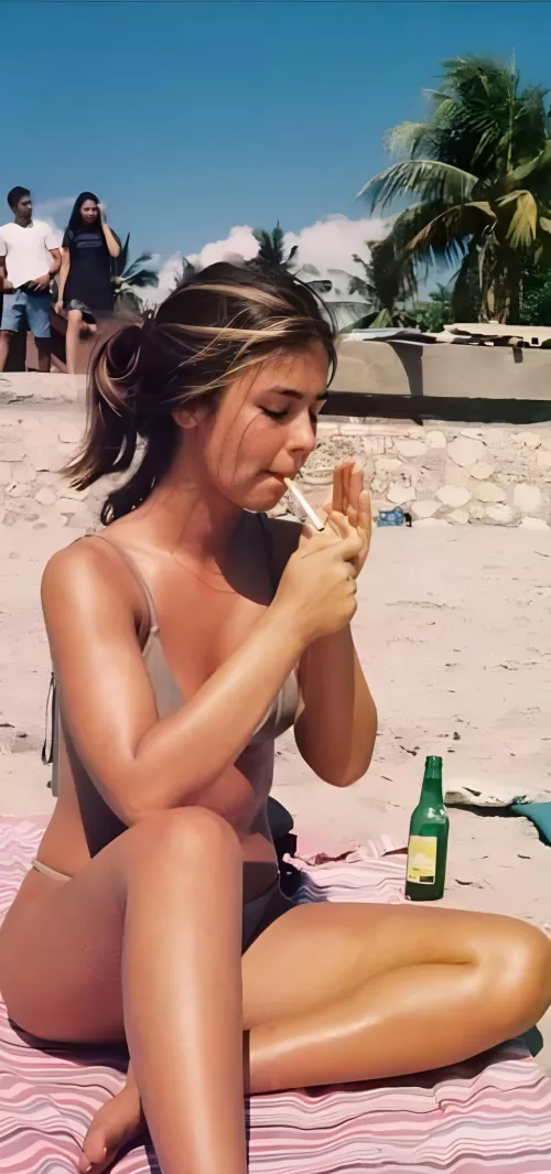 Sun, sand, and cigarettes