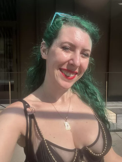Sunny selfie