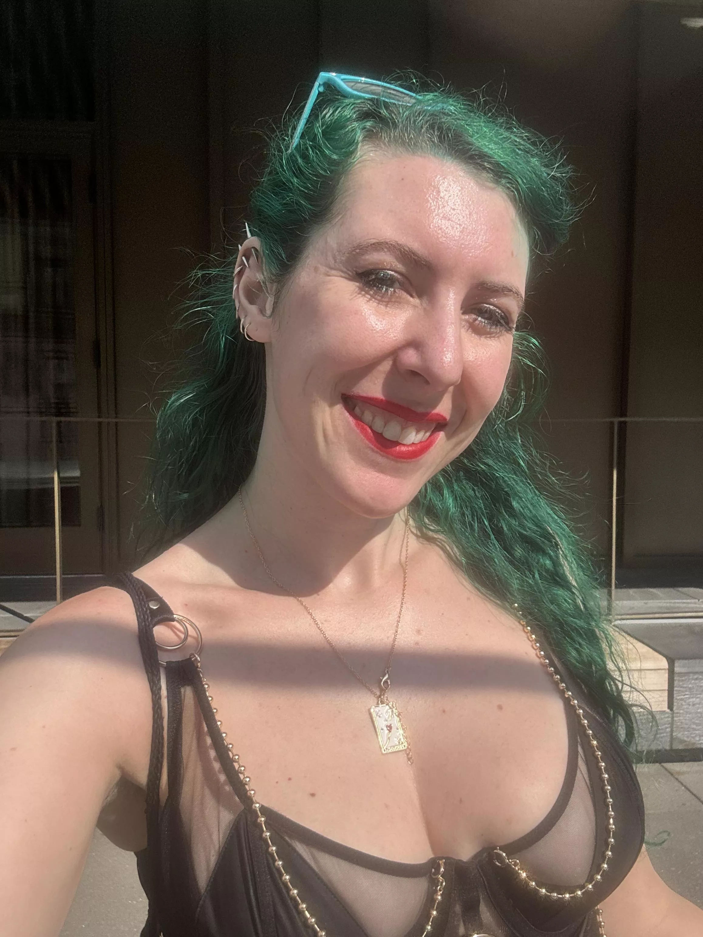 Sunny selfie
