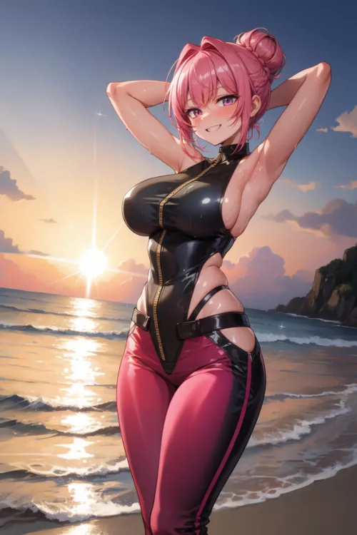 Sunset on the Beach