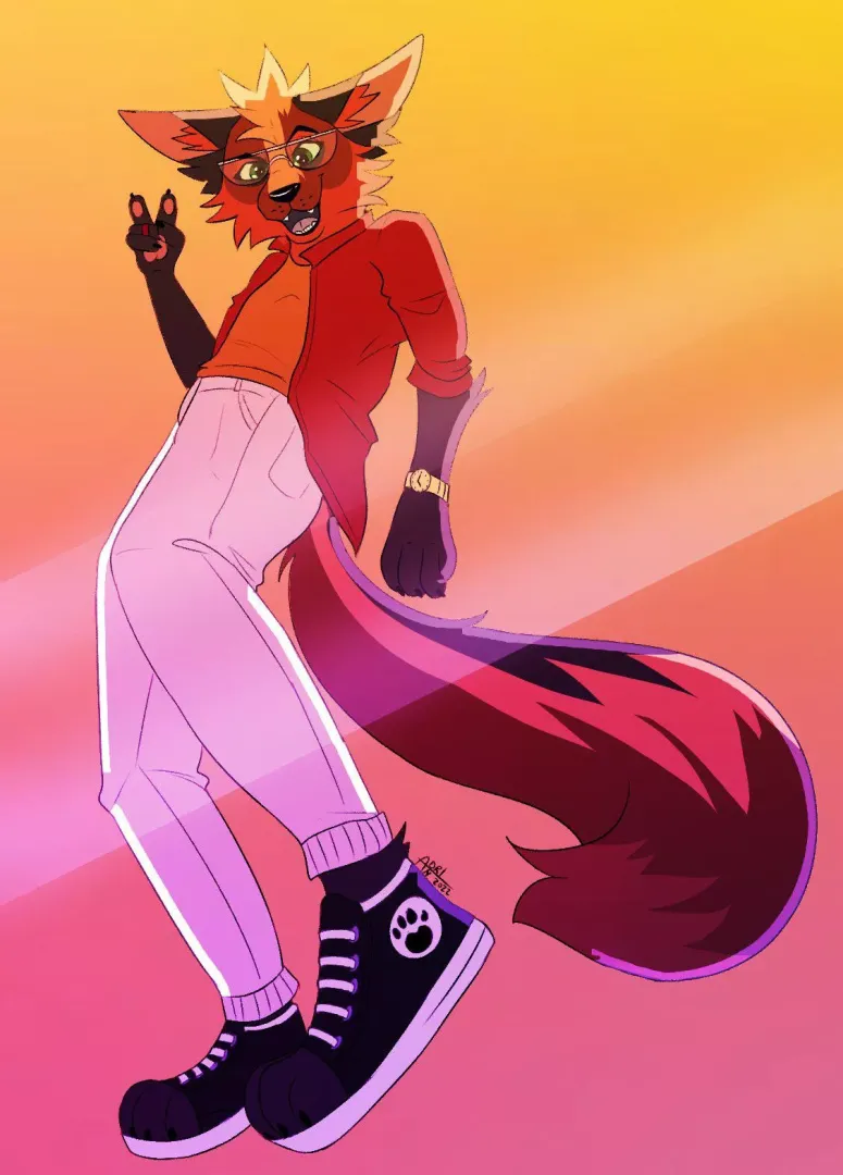 Sunset Serotonin 🌅 (art by me)