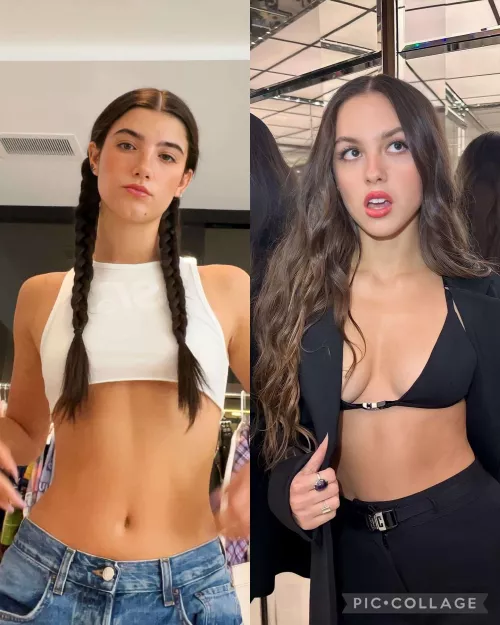 Super horny for Charli Damelio and Olivia Rodrigo and could really use some help from a bud for them
