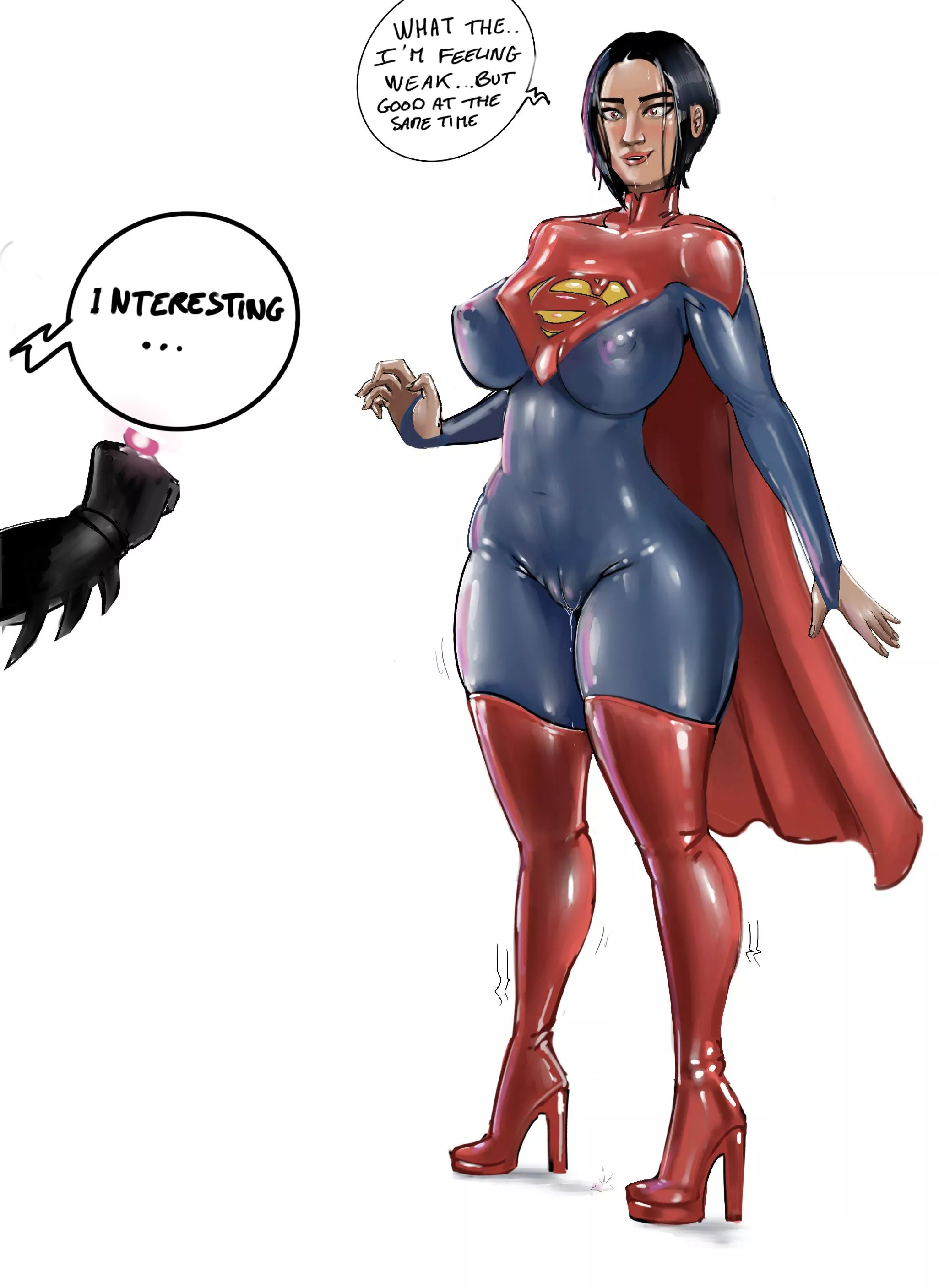 Supergirl (new version) easily defeated