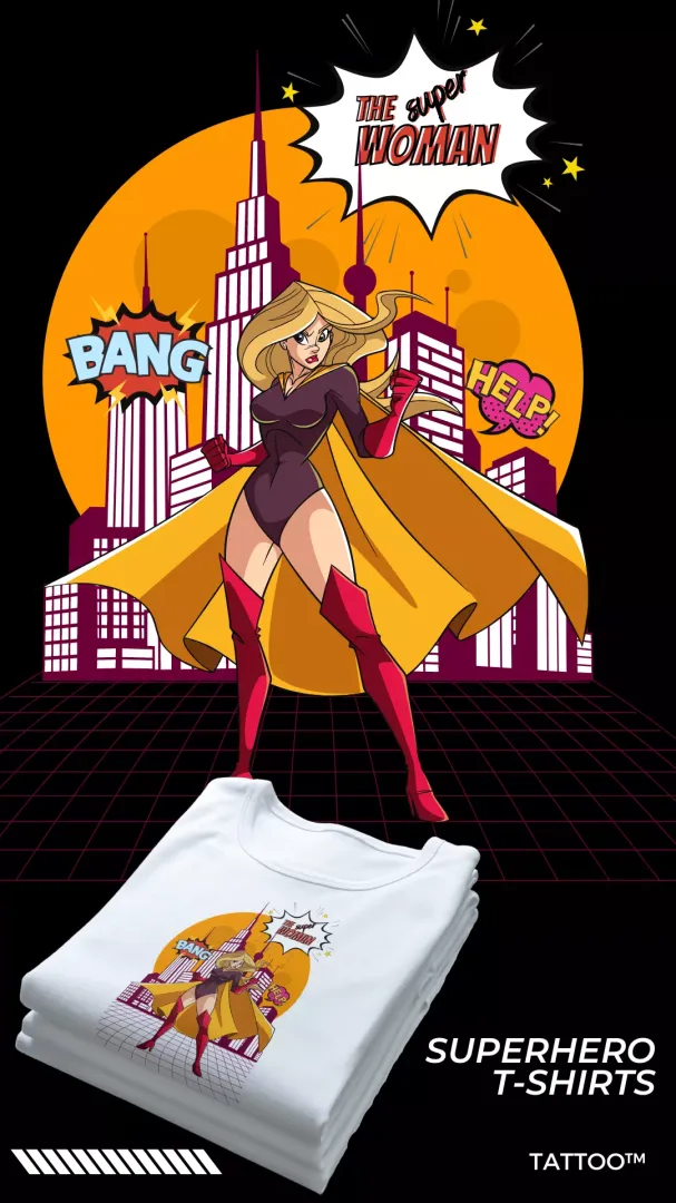 Superhero T-Shirt - 100% Ring-Spun Cotton