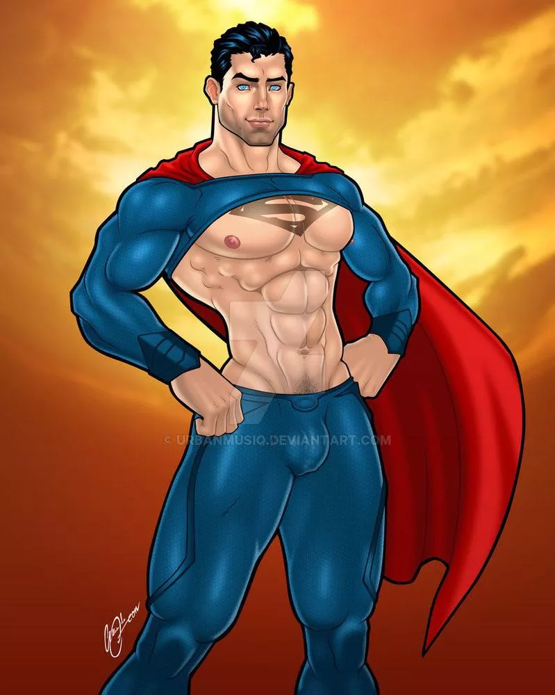 Superman by Allain DeLeon. https://www.deviantart.com/urbanmusiq