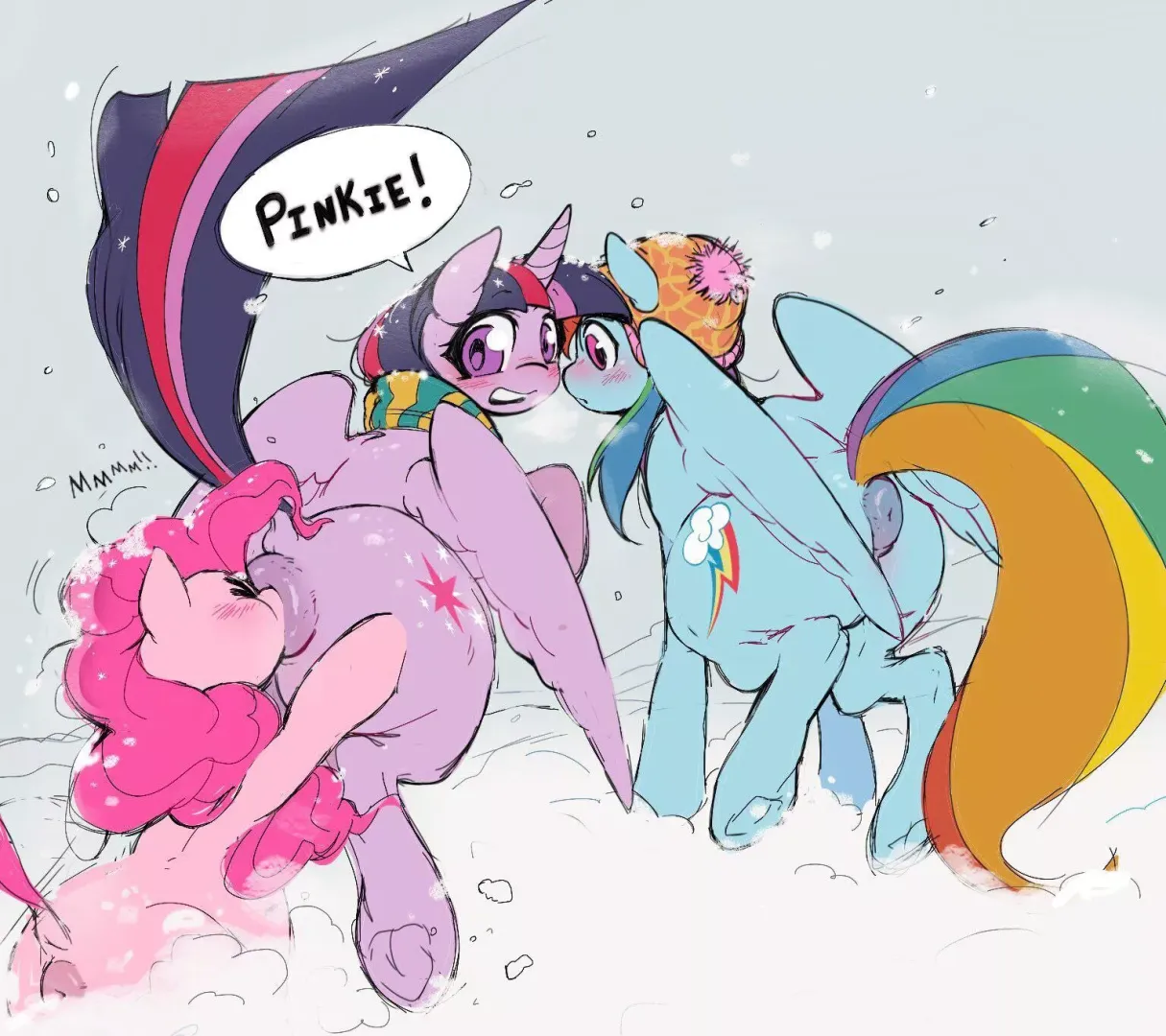Surprise analingus (honkinghighblood)