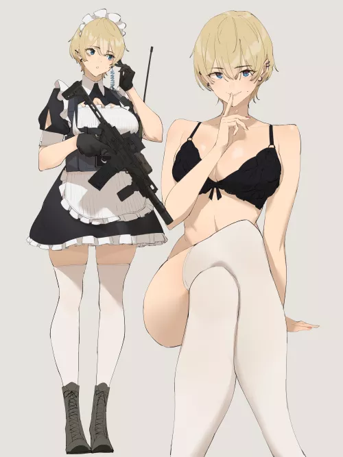 SWAT Maid [Original] (pen_guin15)