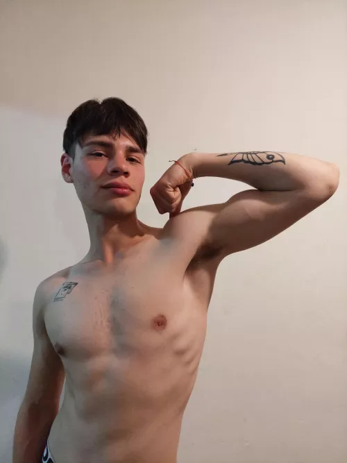 Sweaty after work out
