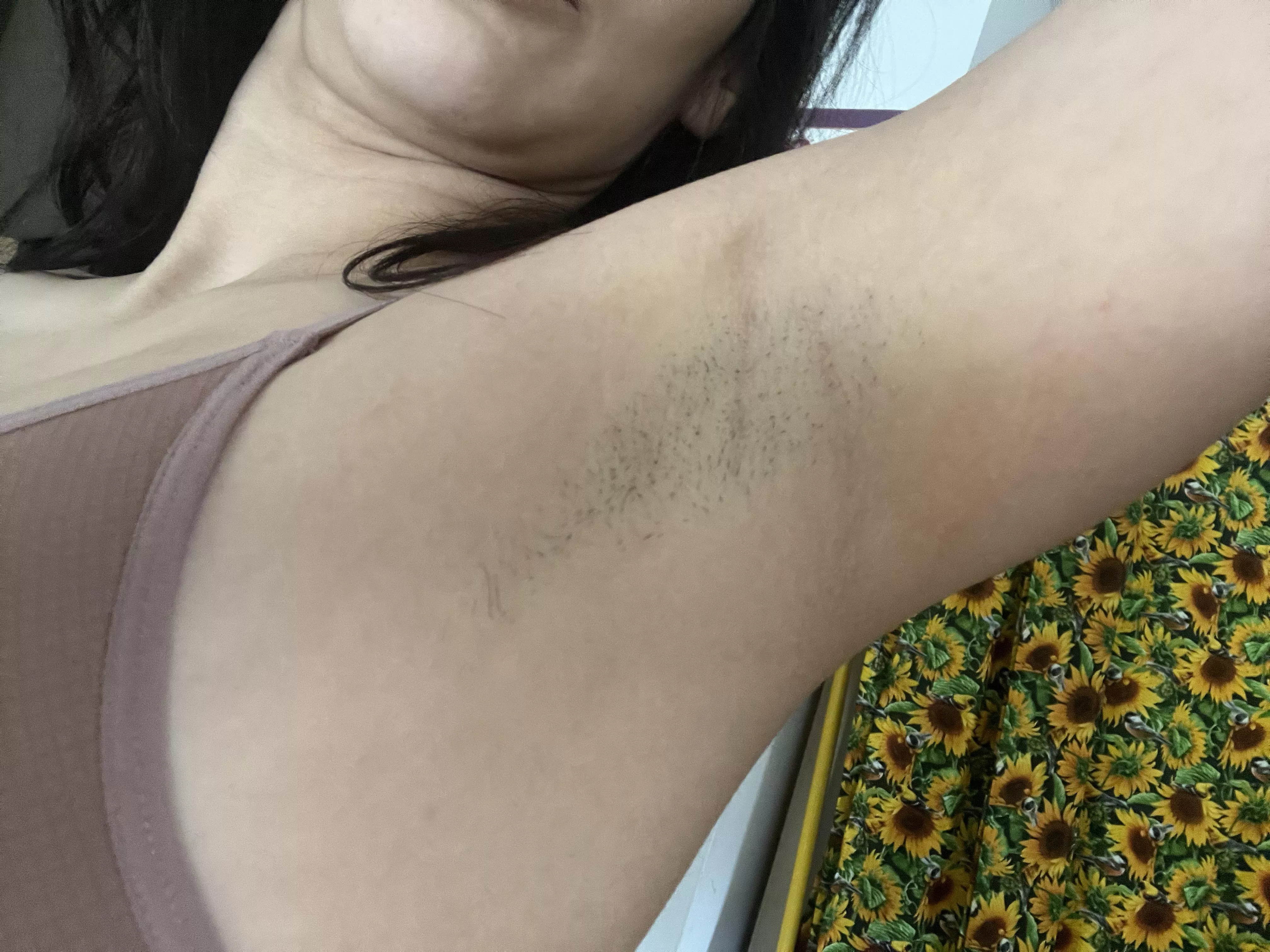 Sweaty from yoga