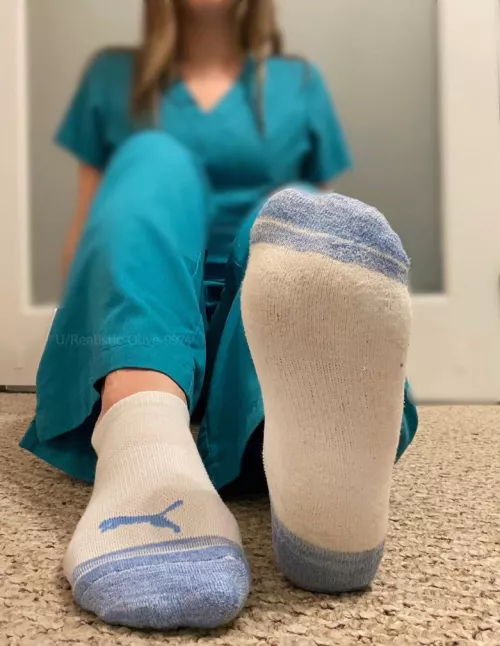 Sweaty puma socks