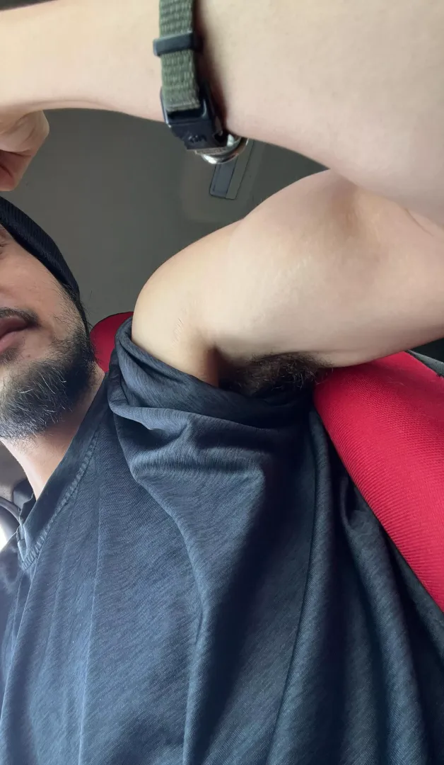 Sweaty. Take a whif