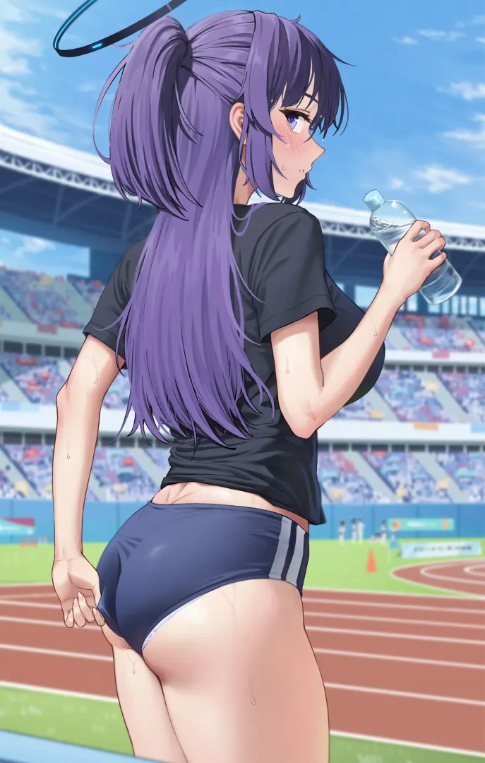 Sweaty Yuuka [Blue Archive]