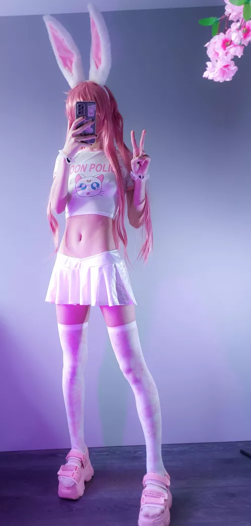sweet rabbit chan with funny ears