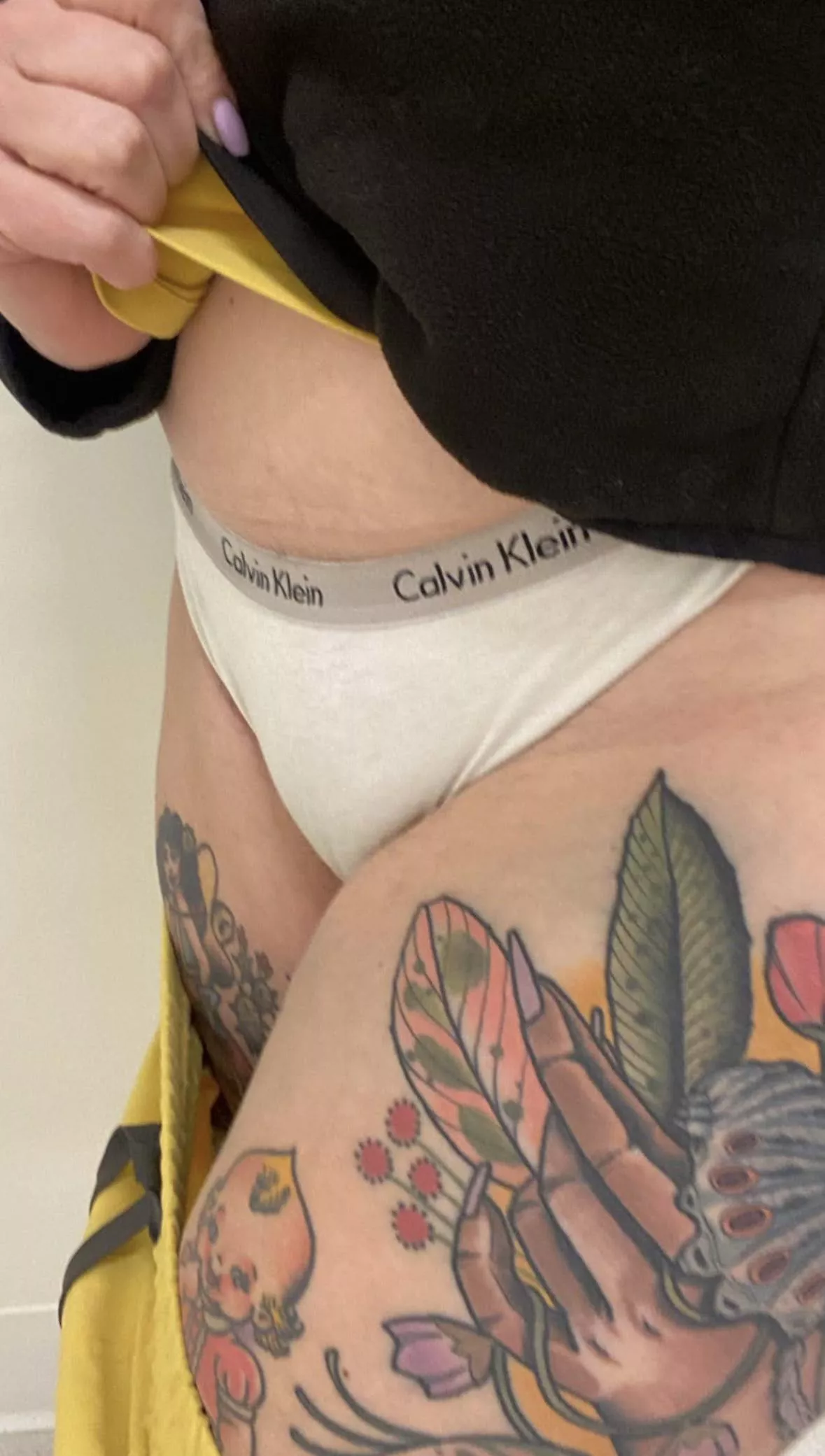 Sweet white panties today