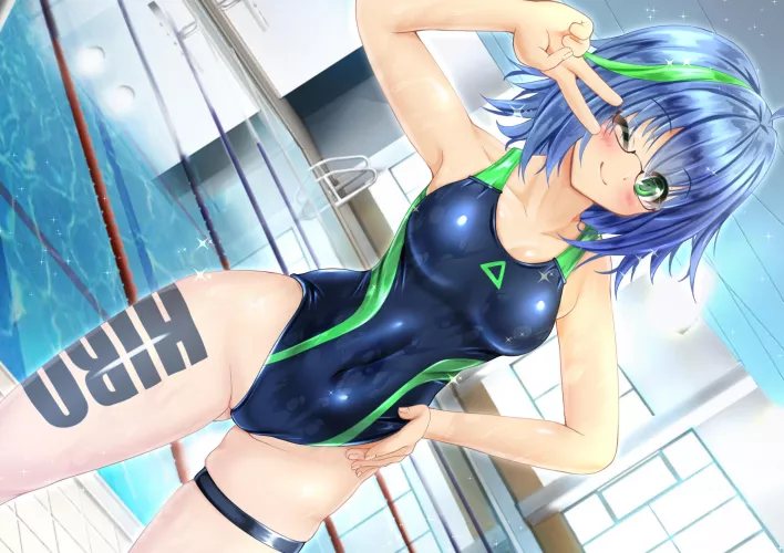Swim Captain Posing (satou terumasa) [Original]
