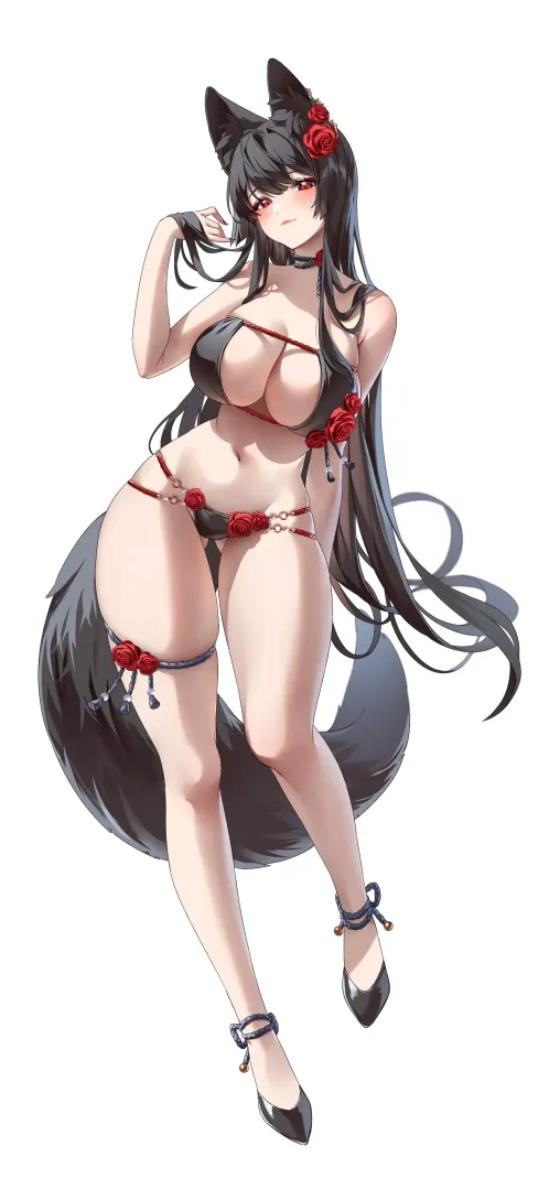 Swimsuit Fox Thighs