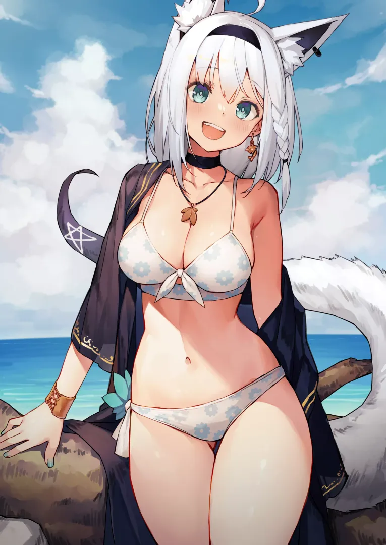 Swimsuit Shirakami Fubuki [Hololive]